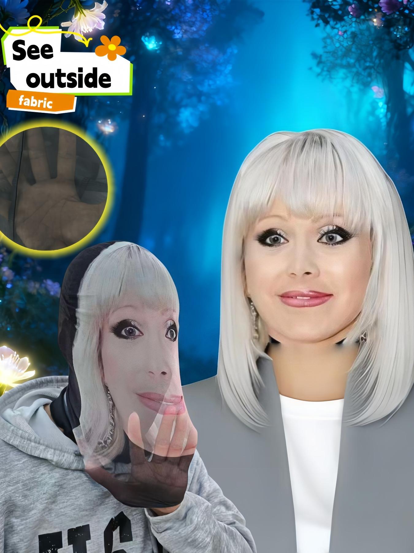 Funny Party Cosplay Masks, 3D Digital Print, Clear Image, Holiday Fun, Realistic Full Face Halloween Carnival Costume Accessories