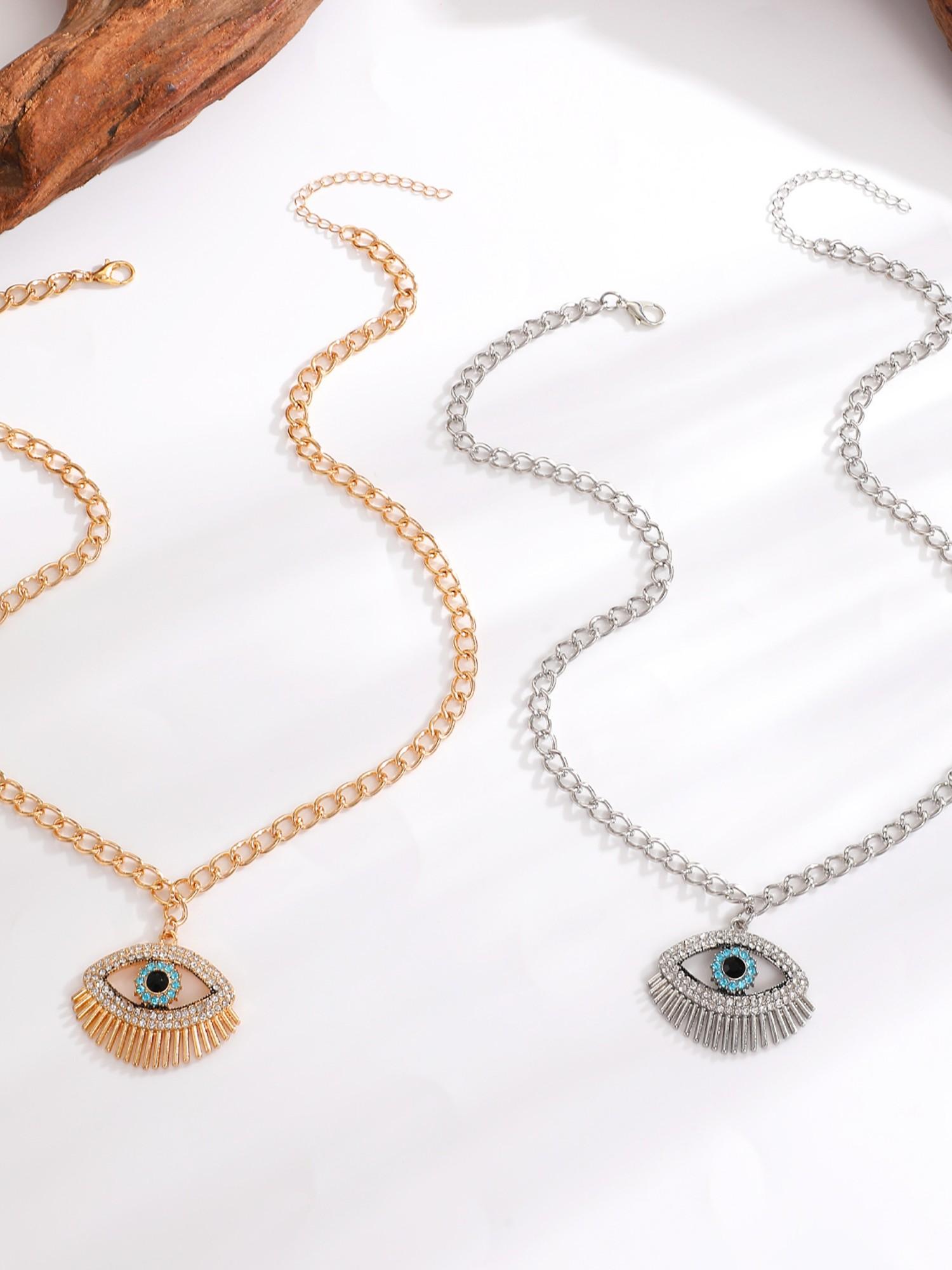 Boho Devil Eye Jewelry Set, Trendy Women's Party, Unique Vacation Style, Fashionable Social Gift, Elegant Accessories Collection