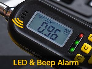 32PCS Digital Torque Screwdriver, 2.66-53.1 in-lbs/0.3-6 Nm, Inch Pound Torque Screwdriver Electrician with Buzzer & LED Indicator, Adjustable Screwdriver Torque Wrench Set with Bits & Sockets wrenches torque wrench