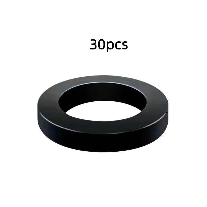 30pcs High-Quality Rubber O-Ring Set, Ideal for Wave Pipes, Shower Hoses, Faucets, Water Heaters, Durable and Non-Slip, Essential Repair Kit