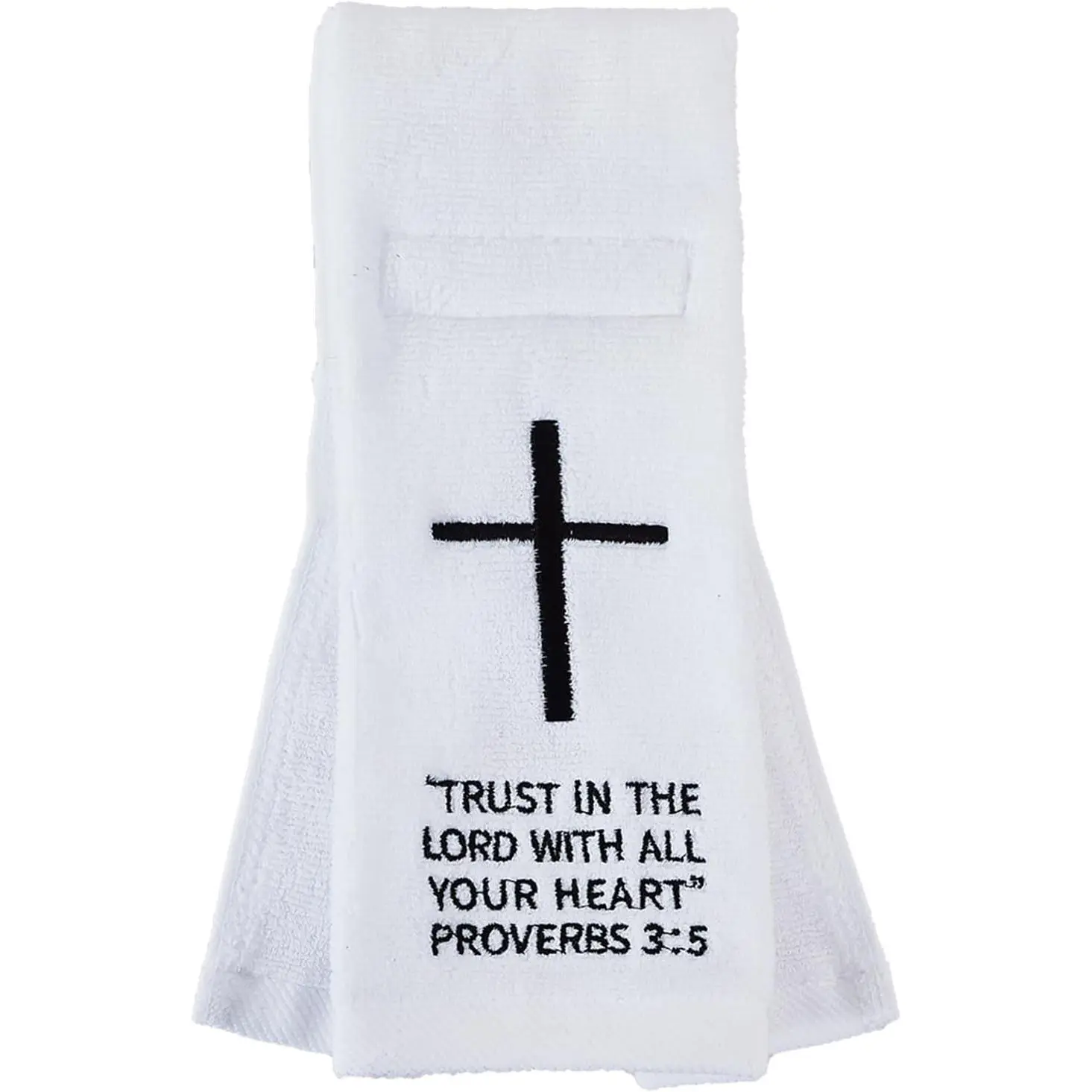 Christian Cross Football Towel, White Cotton Football Field Quarterback Towels,Football Accessories Sports Towel for Men, Youth, Boys, Adults