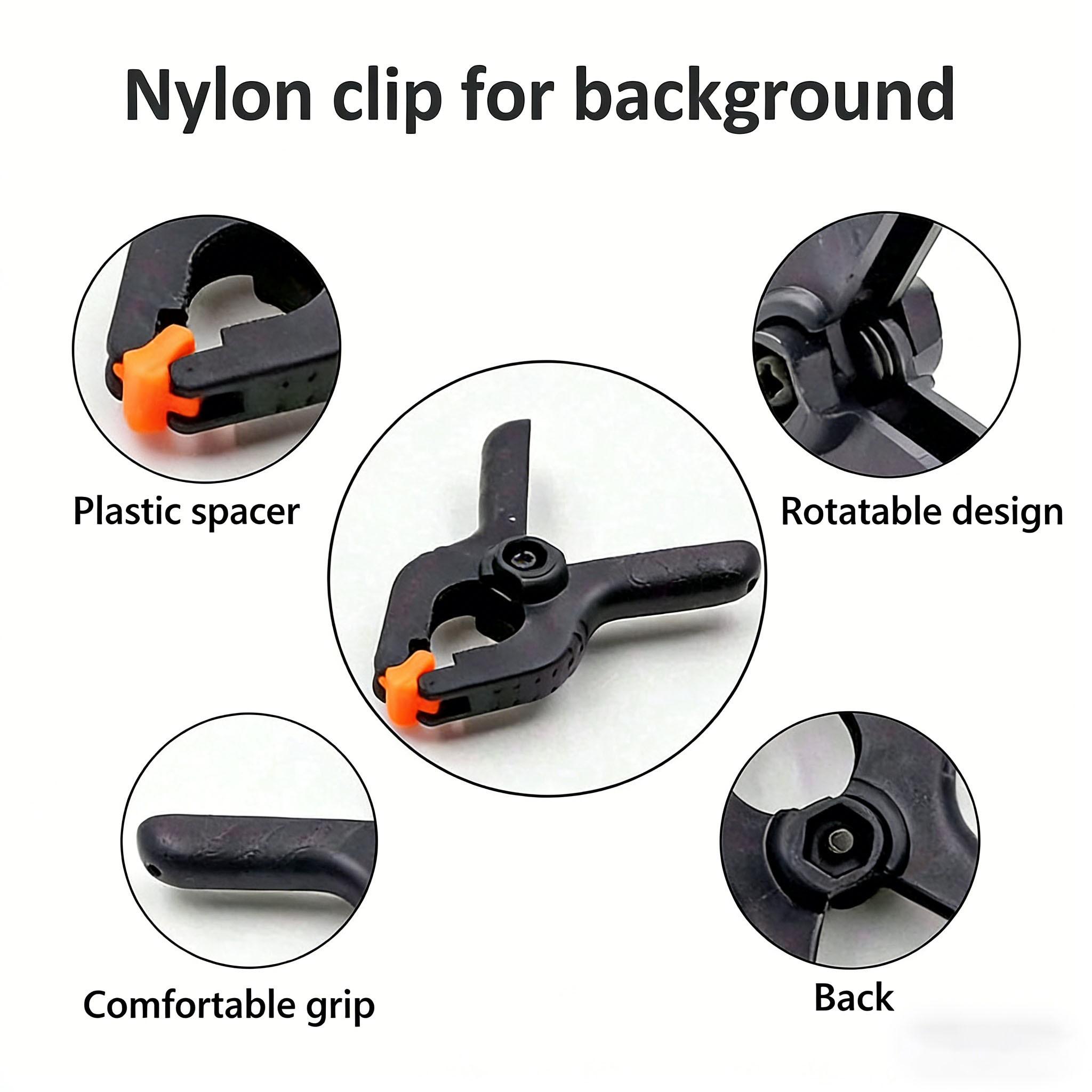 1-10pcs Plastic Spring Grip Clamps, Clamps, Ideal for Photo Studio, Woodwork, Artwork, Household Hand Clamps