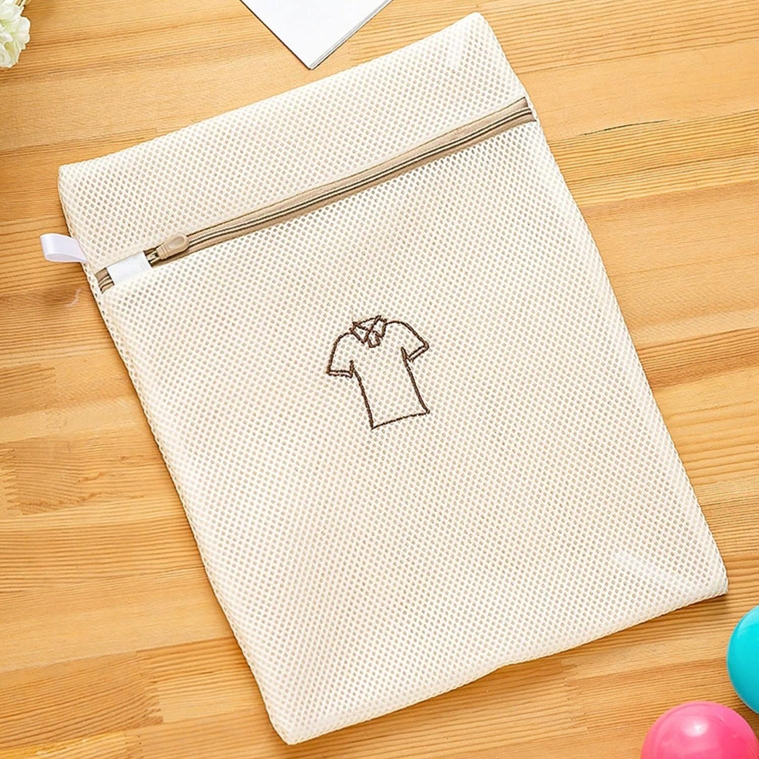 6-Piece Mesh Laundry Bags Set, Durable and Reusable, Ideal for Delicate Items, Perfect for Travel and Home Use, Easy to Clean Design