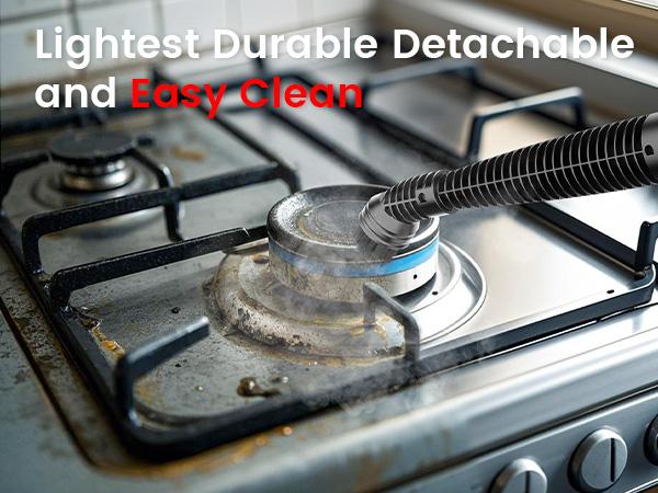 Phueut Lightweight Detachable Steam Mop Cleaner - 2 Modes 3 Temp Levels, Heavy Duty Powerful Handheld Steam Cleaner for Cleaning/Hardwood/Tile Grout