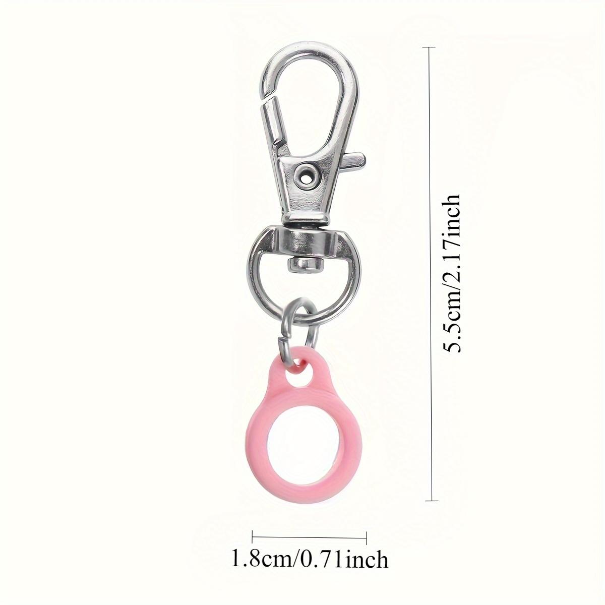 10pcs Silicone Anti-Lost Adjustable Rings Pen Holder, Clips for Lanyards, Ideal for Nurses and Doctors, Assorted Colors, Durable Clip Construction
