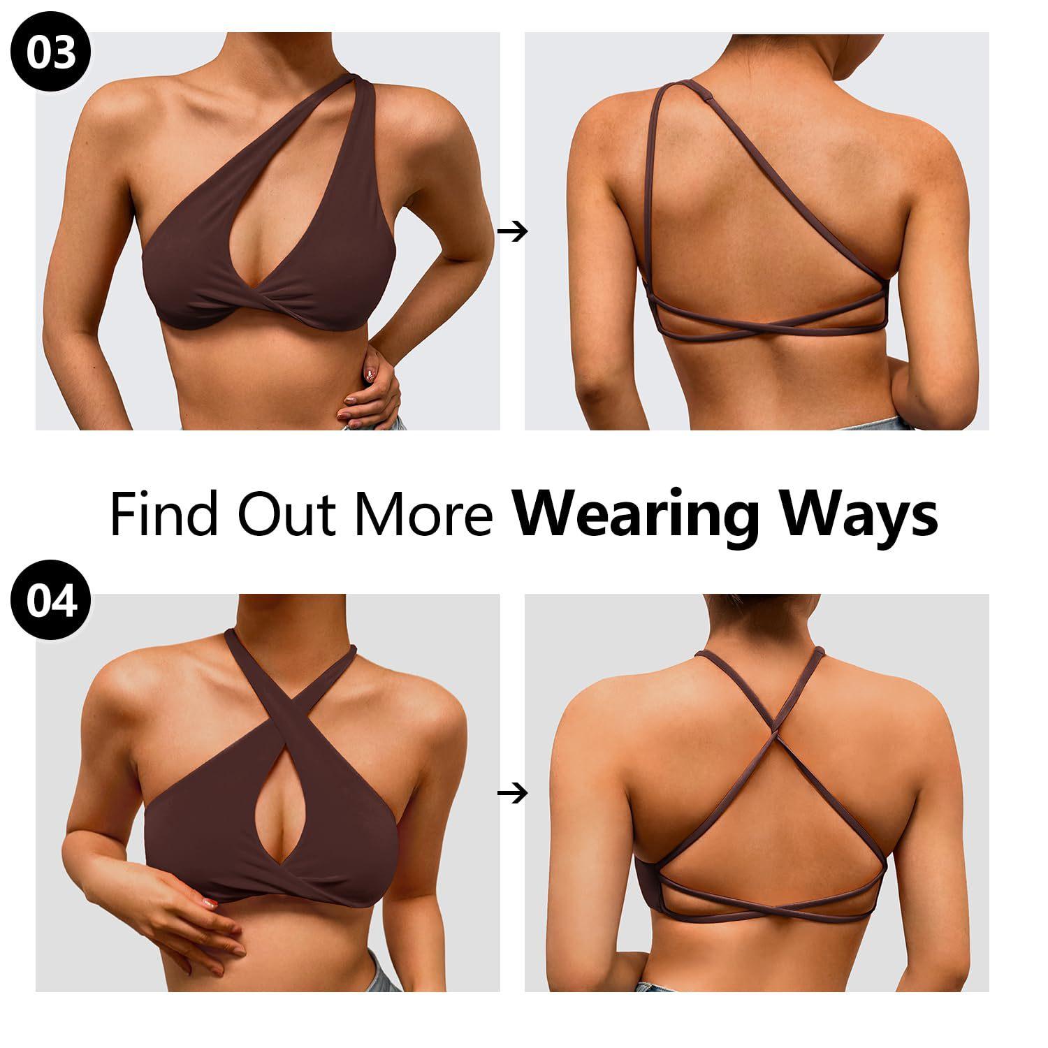 Nude-feel Pilates yoga clothing for women, sports bra, yoga bra, outdoor running, cross-back design for a beautiful back, fitness wear