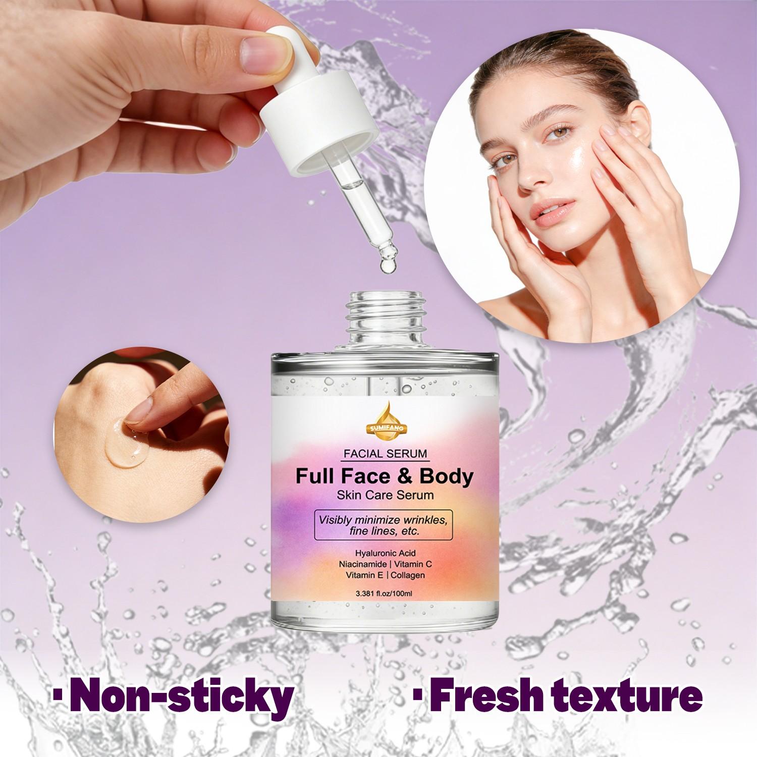 SUMIFANG All-in-One Serum 100ml | Vitamin C + Vitamin E + Niacinamide, for antioxidant and brightening effects | Salicylic acid gently exfoliates, suitable for dry/dull skin