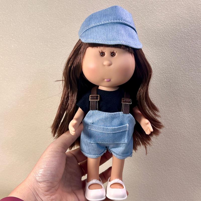 24cm Spanish Potato Doll Mia Toy Set, Bjd Dolls Soft Plastic Girl Toys, Perfect Gift for Kids, High-Quality Playthings