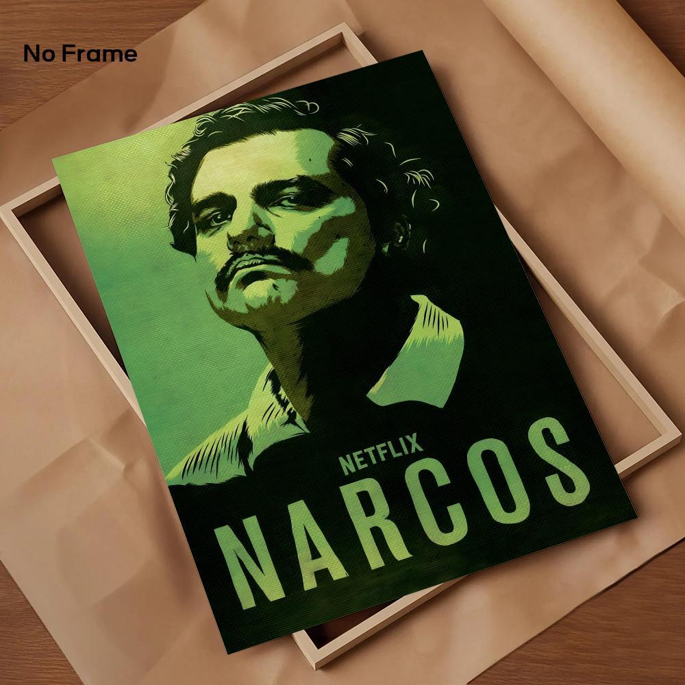 Classic Movie P-Pablo E-Escobar Poster HD Sticky Waterproof Wall Art | High Quality Print Aesthetic Home Living Bedroom Bathroom hallway Decor Trendy Room Decoration | Multiple Size Options Available