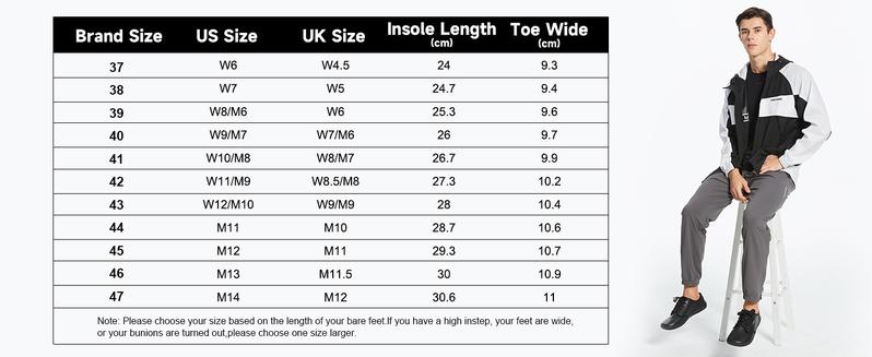 HOBIBEAR Unisex Wide Barefoot Shoes for Mens Womens Minimalist Zero Drop Shoes Sneakers Closed Boy Runner