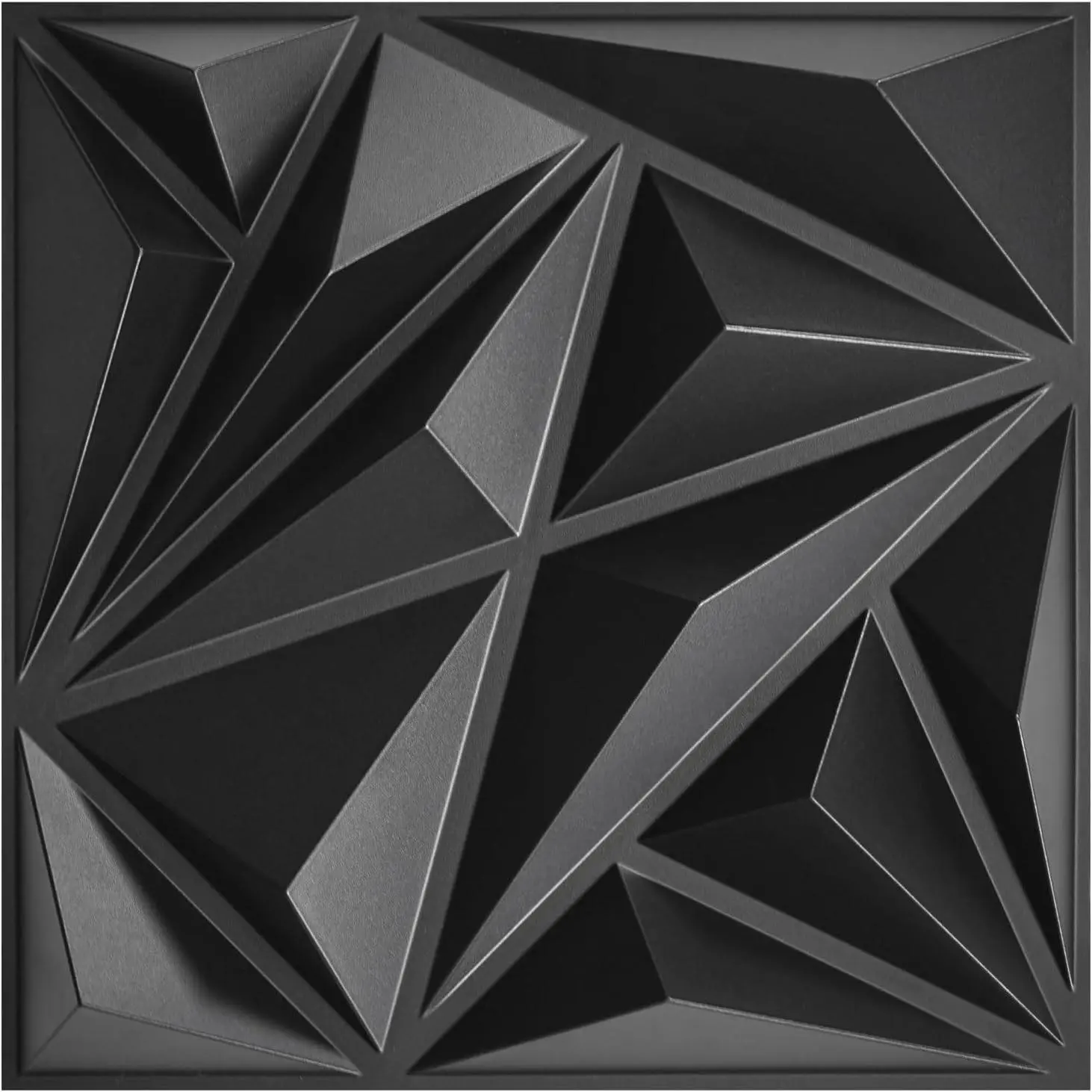 Black  Wall Panels, 12''x12'' , 33 Pack