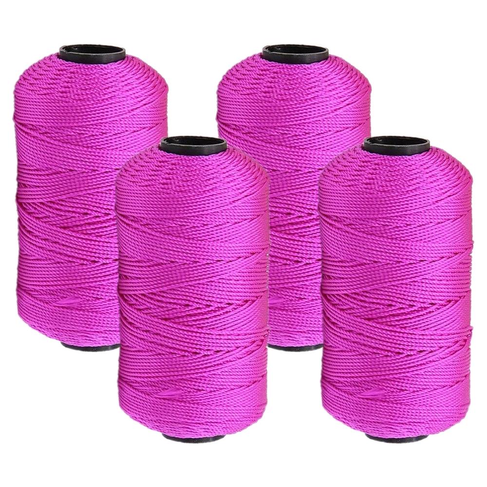 4-Pack Knitting Yarn Set, Durable Hook Car Seat Cushion, Slippers, Hat, Handmade Woolen Thread Kit, Multi-Purpose DIY Craft Supplies