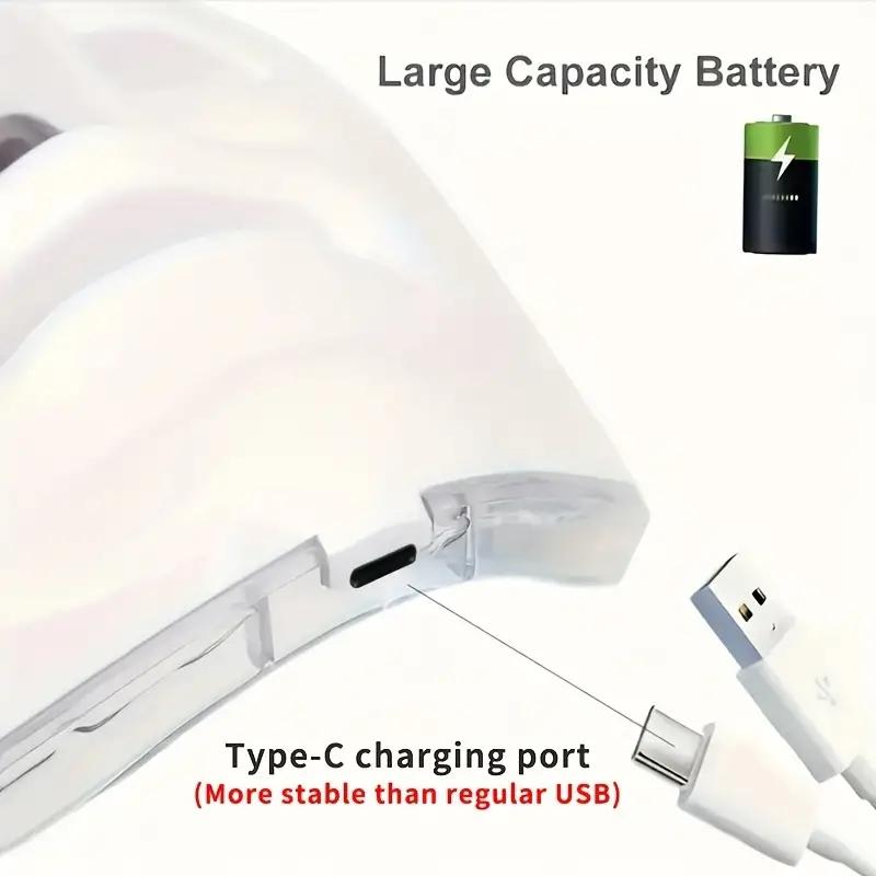 LED Facial Skin Care Mask, 7 Color LED Rechargeable Beauty Mask,  Ideal for Women & Girls