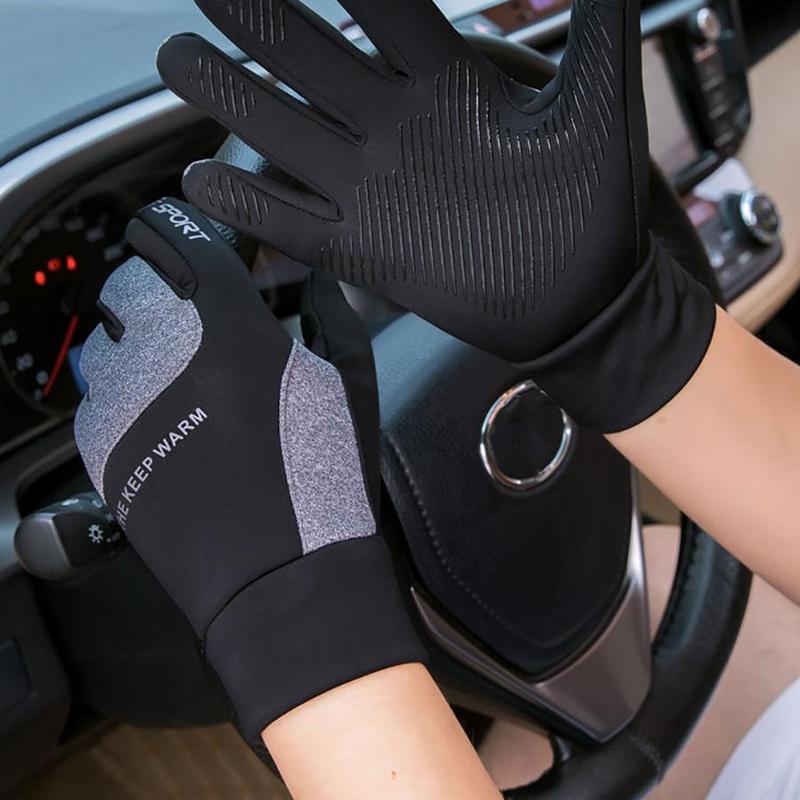 Winter Thermal Gloves / With Earmuff & Hat, Men & Women Touch Screen Water Resistant Windproof Anti Slip Heated Glove, Hands Warm For Hiking Driving Running Bike Cycling cycling  glove outdoor winter gloves for men