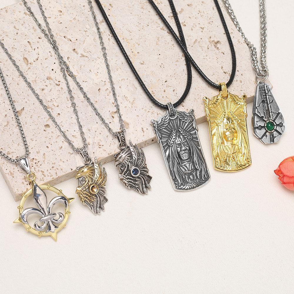 Warhammer 40K Game Peripheral Necklace Fashionable Handsome Men And Women Sweater Chain Cosplay Accessories Gift For Game Fans