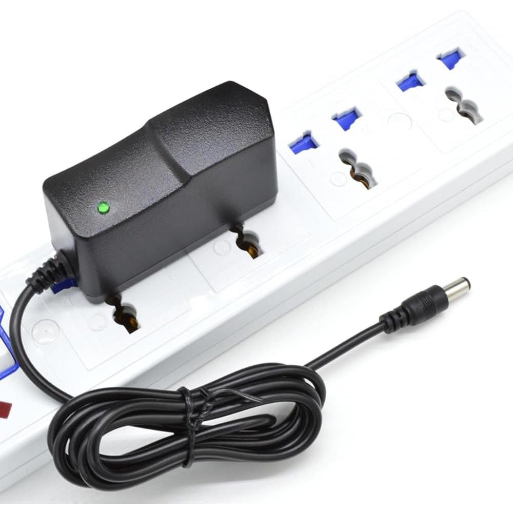 5V 1A Safety Guarded Power Adapter with Multiple Tips - 5W Charger, AC 100V-240V to DC, USB Type-C Cord for Camera, Raspberry Pi