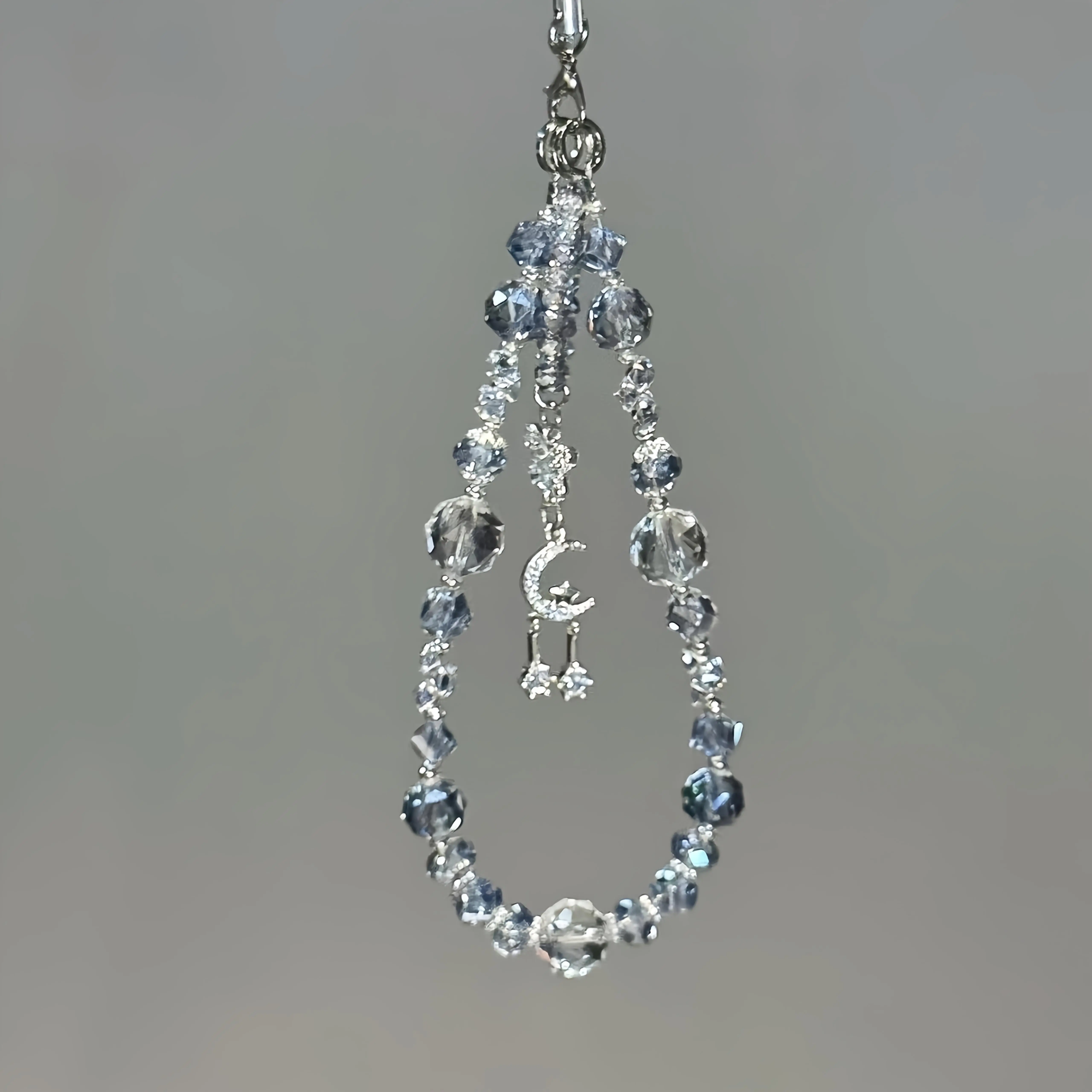 1pc of Dazzling Luxurious Exquisite Rhinestone Crystal Phone Charm, CCD Lanyard, Perfect Holiday Surprise or Birthday Gift for Her