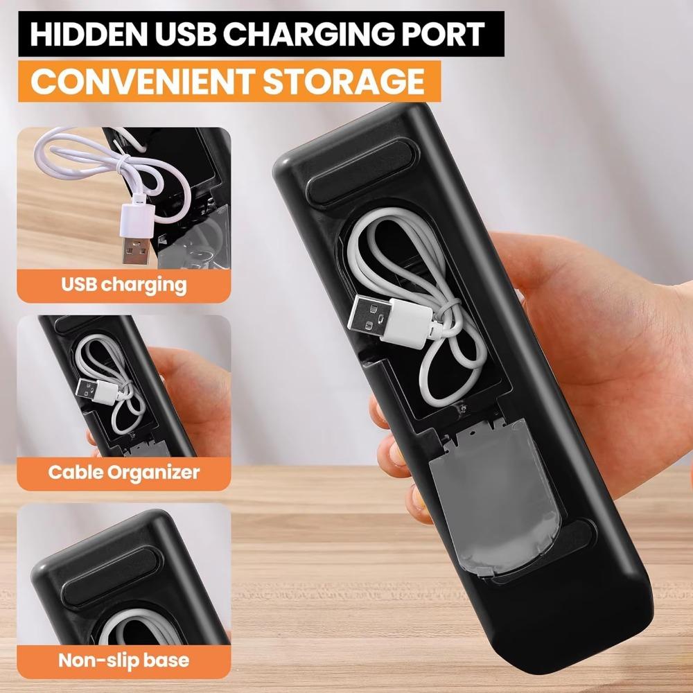 Two-Stage Electric Knife Sharpener: Fast & Efficient Blade Repair Tool. Portable & Powerful Whetstone for Kitchen & Outdoor Use. Professional Knife, Scissor & Hatchet Sharpening Kit with Anti-Slip Base. Ideal for Home & Camping.