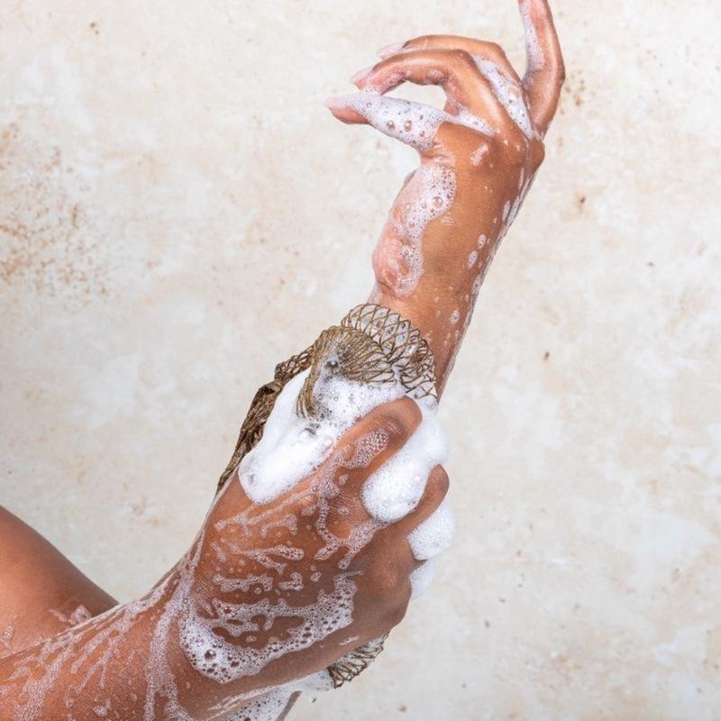 African Exfoliating Net Sponge, Ethically Sourced From Nigeria, Real Authentic Net Sponge, Exfoliate Porous Hygiene, Dries Quickly