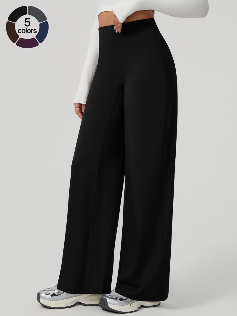 Women's High-Waisted Wide-Leg Pants, Casual Chic Trousers, Comfortable Loose-Fitting Design, Soft Breathable Fabric, Perfect for Daily Wear & Sports