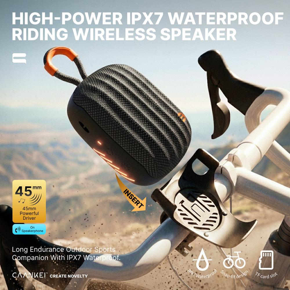 Bicycle Bike Wireless Bluetooth Speaker Portable Mini Waterproof Subwoofer Caixa De Som Sound Box Music Bocina Blootooth Coluna small card clip motorcycle riding bass car outdoor