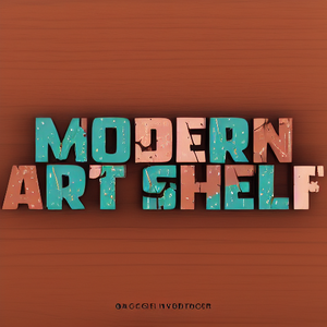 Modern Art Shelf
