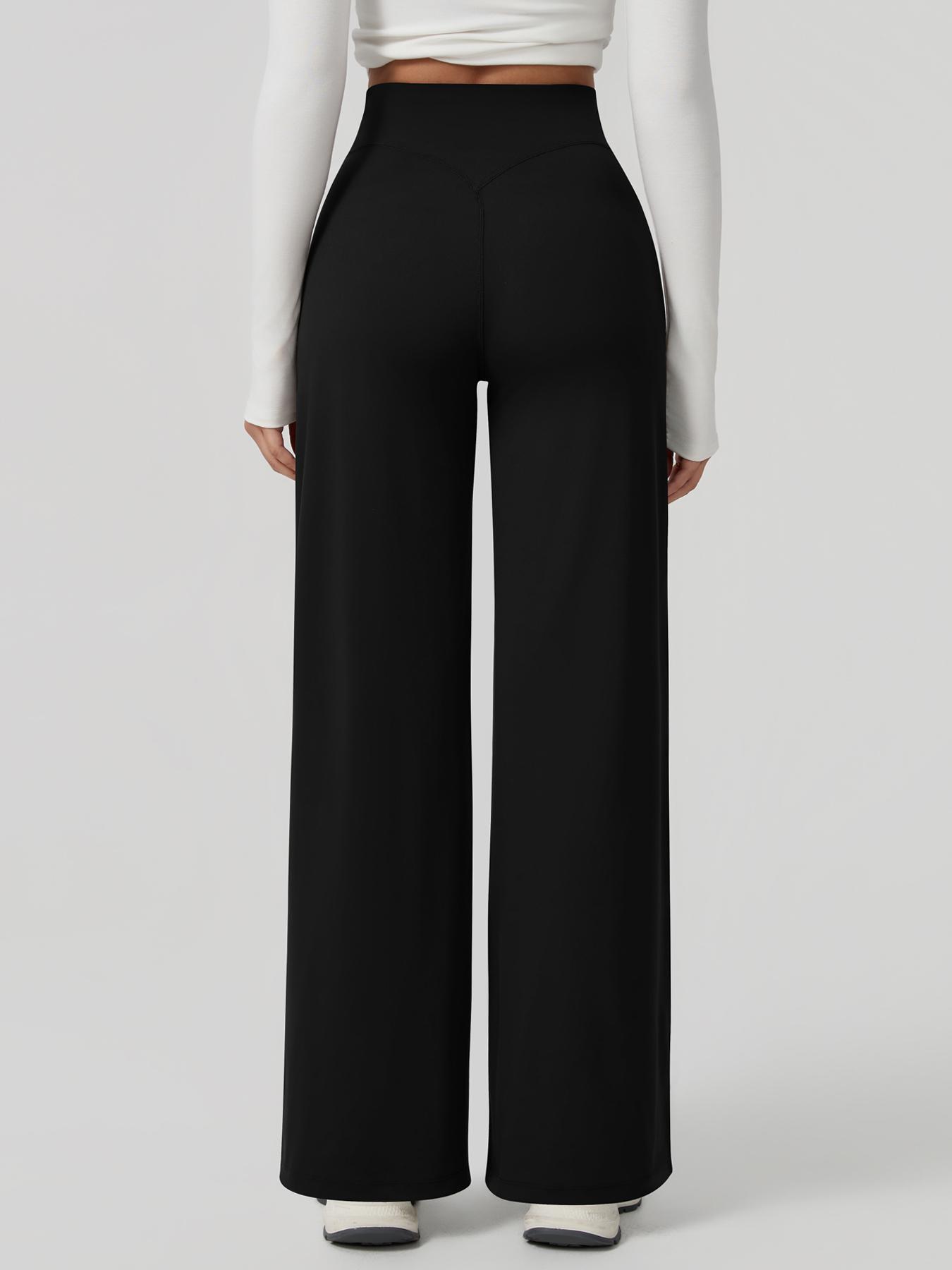 Women's Sporty Leggings, Plain Fitted Design, All Season Comfortable Fitness Running Pants, Elastic & Stylish, Athleisure Style Bottoms