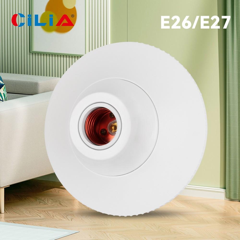 E26/e27 Bulb Socket Lamp Holder Adapter, L Plate Base, Suitable for Home Office Industrial Use, No Batteries Included