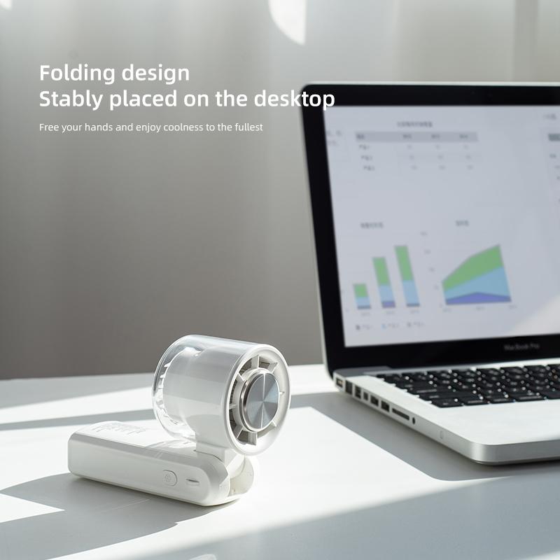 The 2026 newly upgraded handheld cooling folding fan, featuring a mini semiconductor 100-level turbo digital display ice-cooling fan, a large-capacity 3600mAh fan, strong wind power, and a lightweight design, is suitable for both home and outdoor use