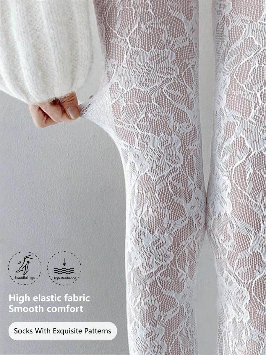 2 Pairs Women's Unique Net Socks, Thin Stockings, Perfect for Daily Wear, Various Parties and Holidays
