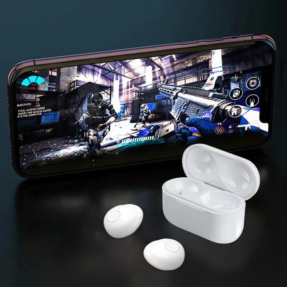 Invisible Earphones Mini Headphones V5.2 Bluetooth TWS In-Ear Earbuds Noise Reduction Wireless Sleep In-Ear Earbuds With Micr