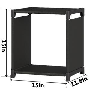 Closet Organizers and Storage 6 Cube Storage Organizer Portable Closet Shelves Cabinet for Bedroom Living Room Office  Lightweight Metal Rack Plastic