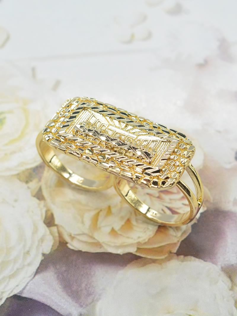 Men's Fashion Hip-Hop Dollar Bill Ring Set, Hollow Out Design, Perfect Gift for Men, Ideal for Daily Wear & Special Occasions