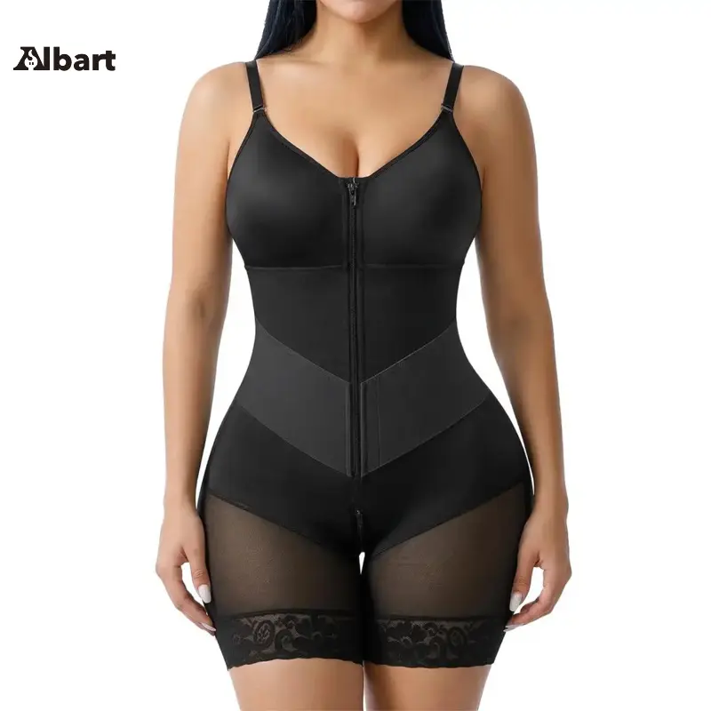V-Shaped Shapewear Moldeadoras Faja for Women Tummy Control  with Zipper Closure