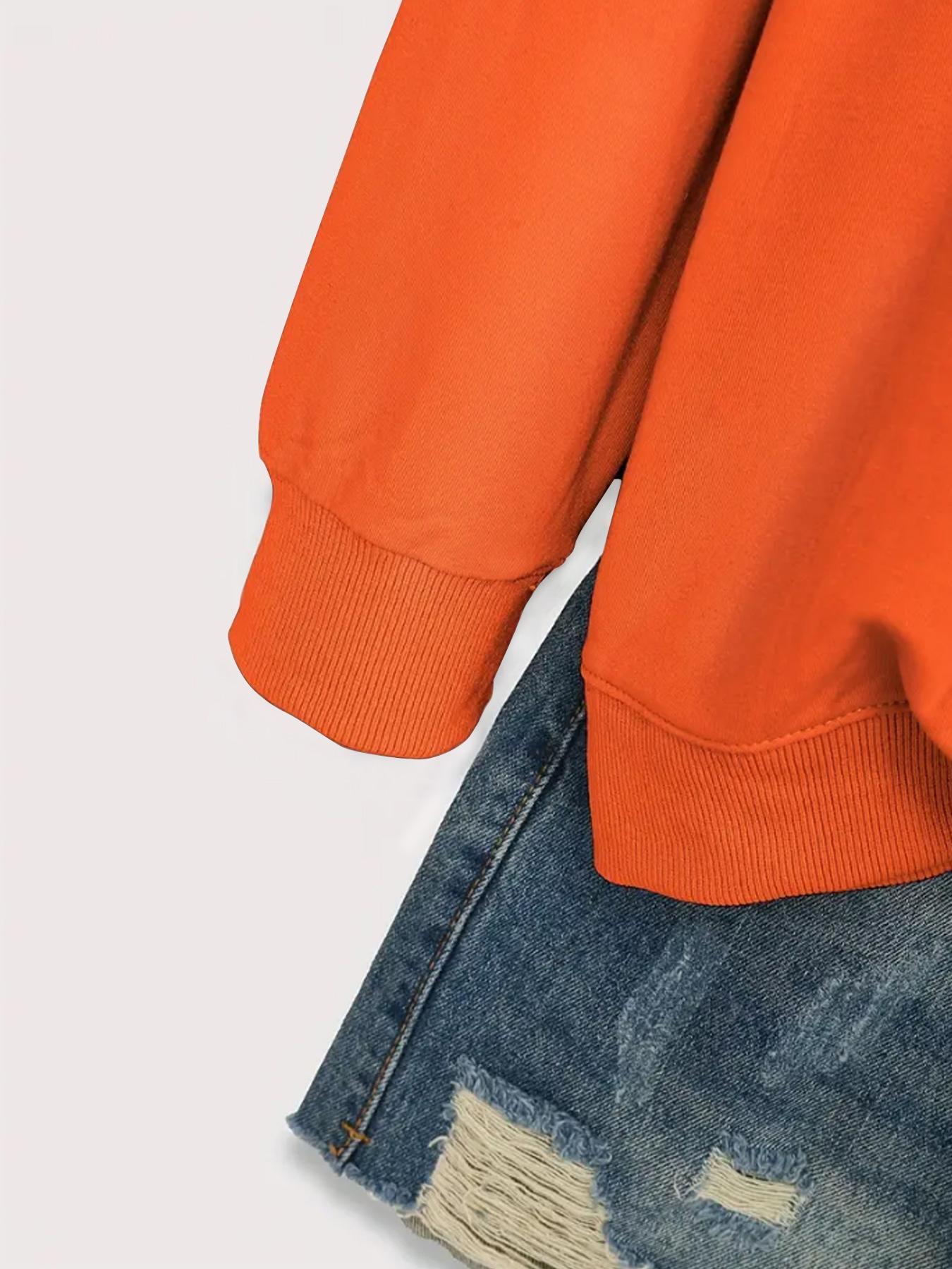 Women's Casual Graphic Pullover Sweater, Soft Long Sleeve Round Neck Sweatshirt, All Seasons Fitted Comfortable Fit