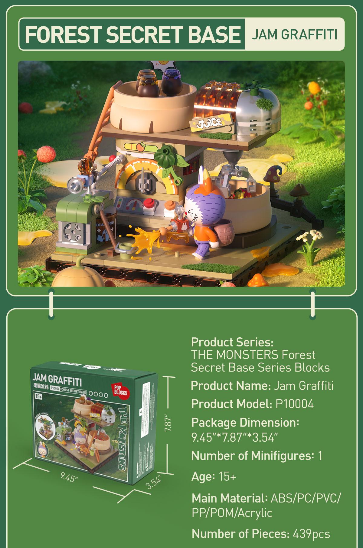 POP MART THE MONSTERS Forest Secret Base Series Blocks Part 1