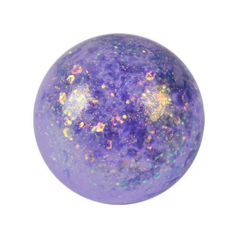 1-Piece Iridescent Soft Squishy Ball, Sleek Iridescent Style Durable TPR with Bouncy, Calming Squeeze for Stress Relief Fidget During Daily Breaks, Stress Relief Gadgets, Squishy Sensory Fidgets