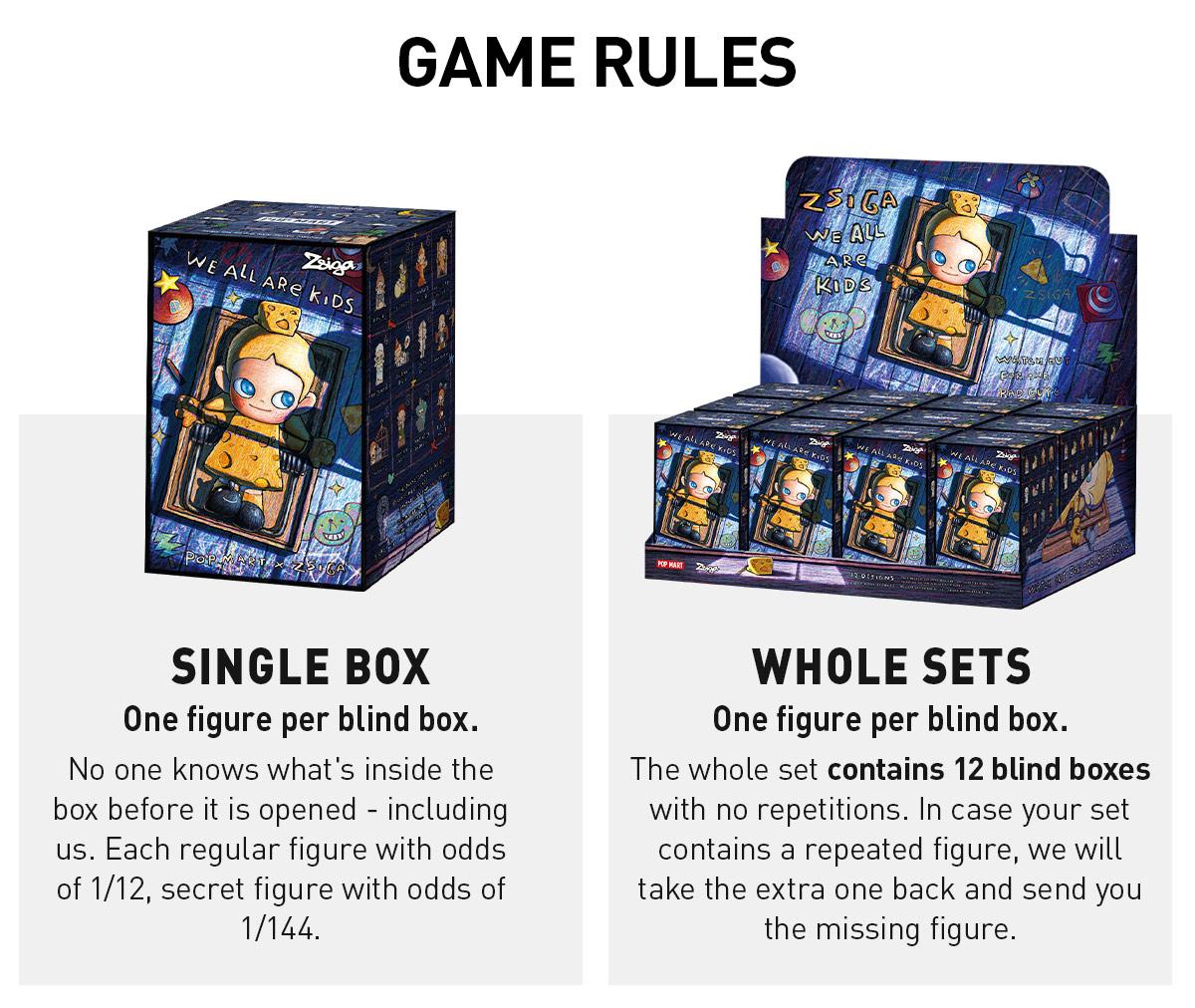 POP MART Zsiga We All Are Kids Series Figures POP MART Zsiga We All Are Kids Series Figures