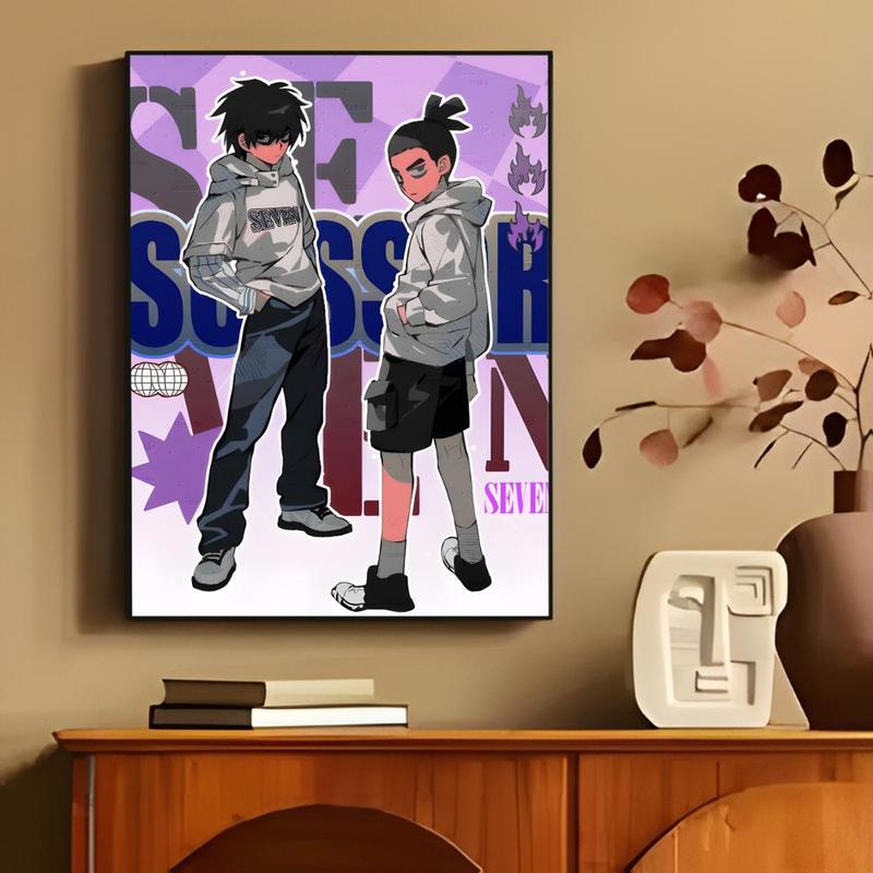 Chinese Action Comedy Scissor Seven Season Poster Waterproof Moisture-Proof Scratch-Resistant Durable HD Self-Adhesive Poster For Living Room Bedroom Cafe Bar Corridor Wall Decor & Gifting