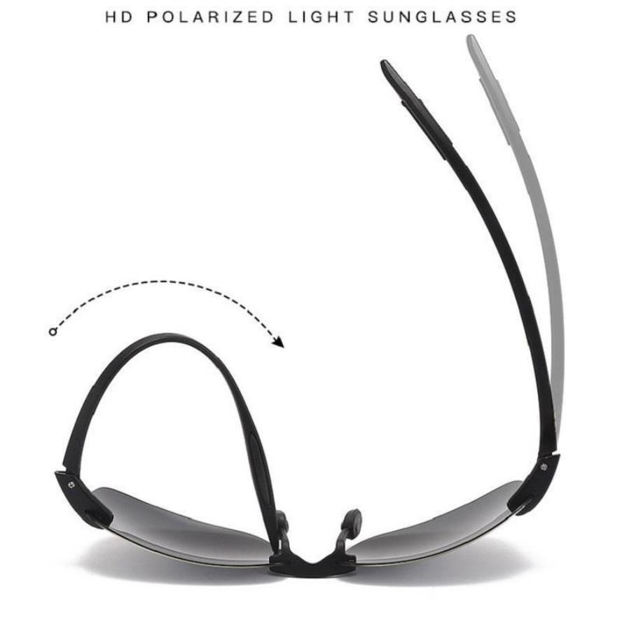 Ultralight TR90 Rimless Frame Polarized Sports Sunglasses, Outdoor Eyewear for Running, Fishing, Baseball, Driving & Horse Riding