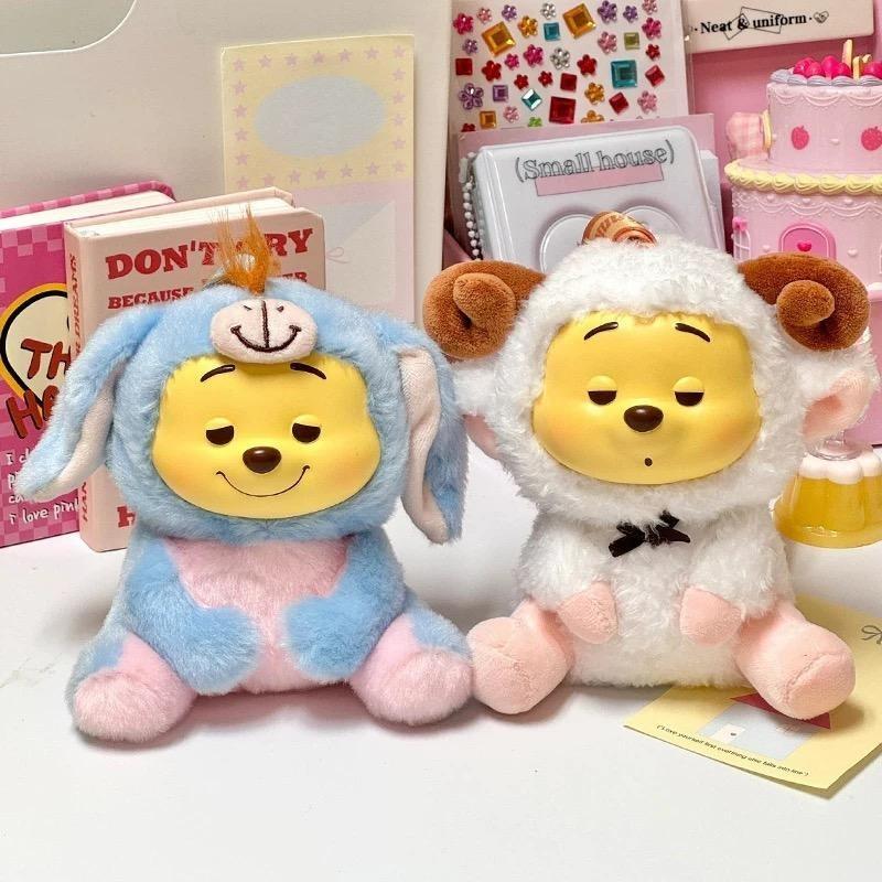 【Holiday Gift】Disney Winnie the Pooh Naughty Party Blind Box Plush Charms! Unbox adorable, collectible hangers for your backpack, keys, or room decor., Holiday & Black Friday