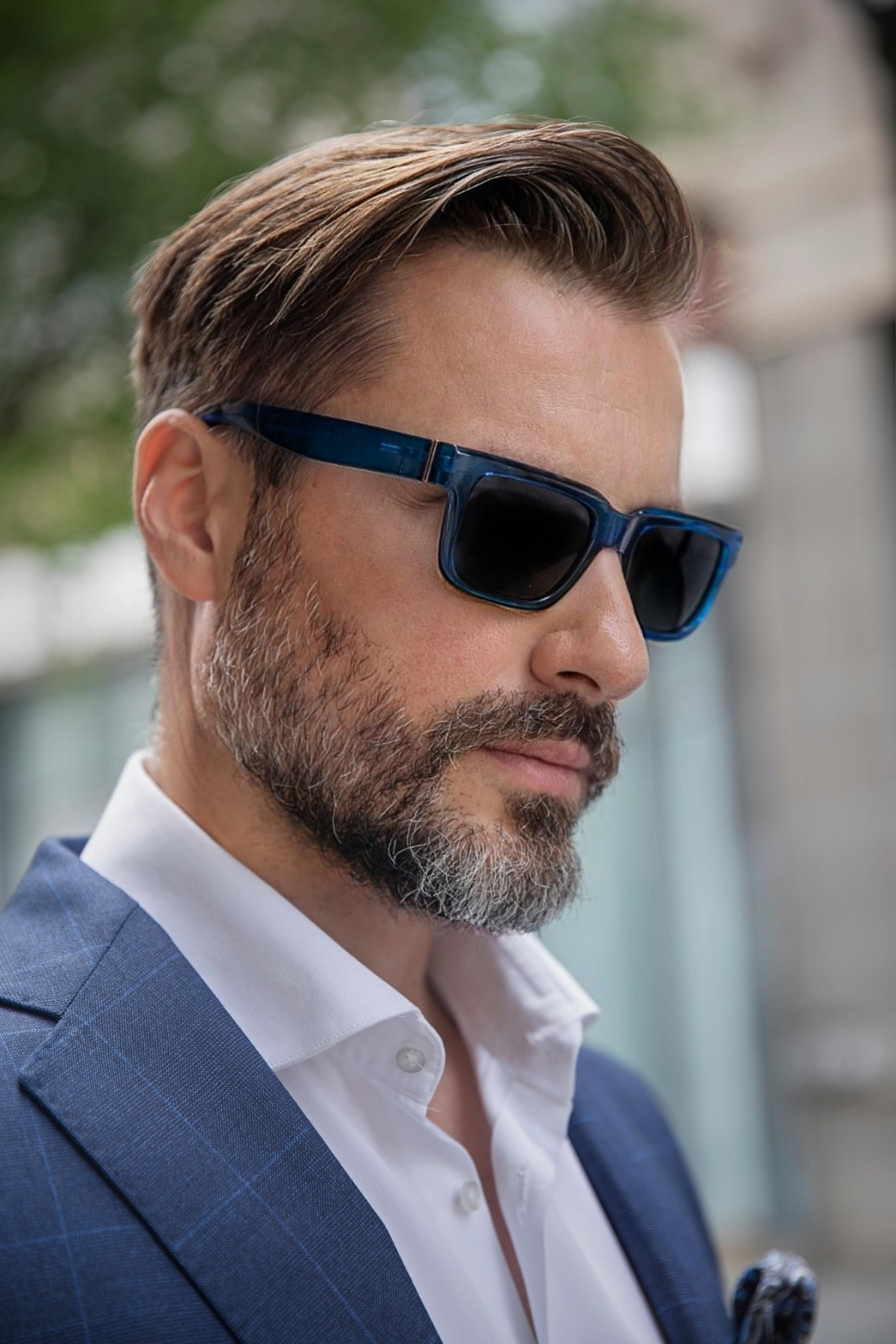 ZENOTTIC Unisex Daily Rectangle Sunglasses Luxury Thick Frame Polarized Lenses UV400 Protection Driving Outdoor Essential Back to School Gift