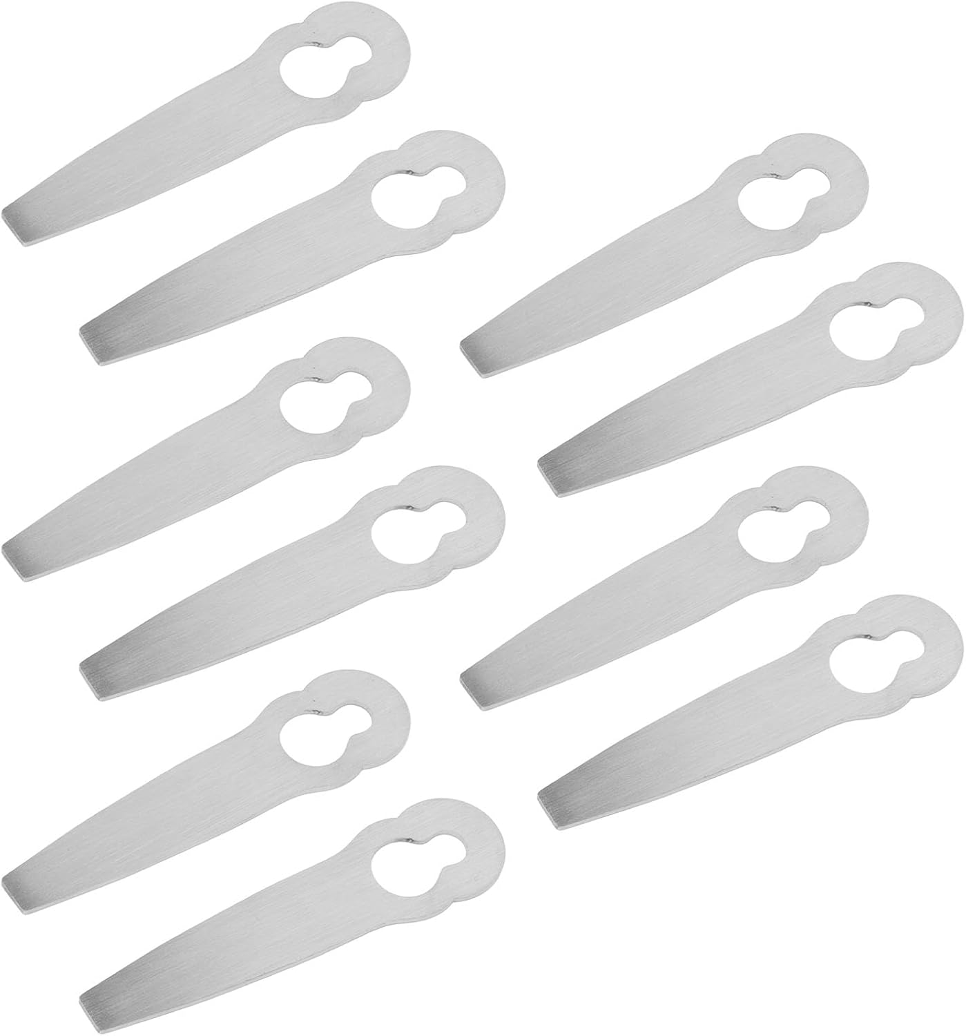 10pcs Lawn Mower Metal Blade Replacement Mowing Blade for 2 2 for 45 Lawn Mower Metal Blade Mower