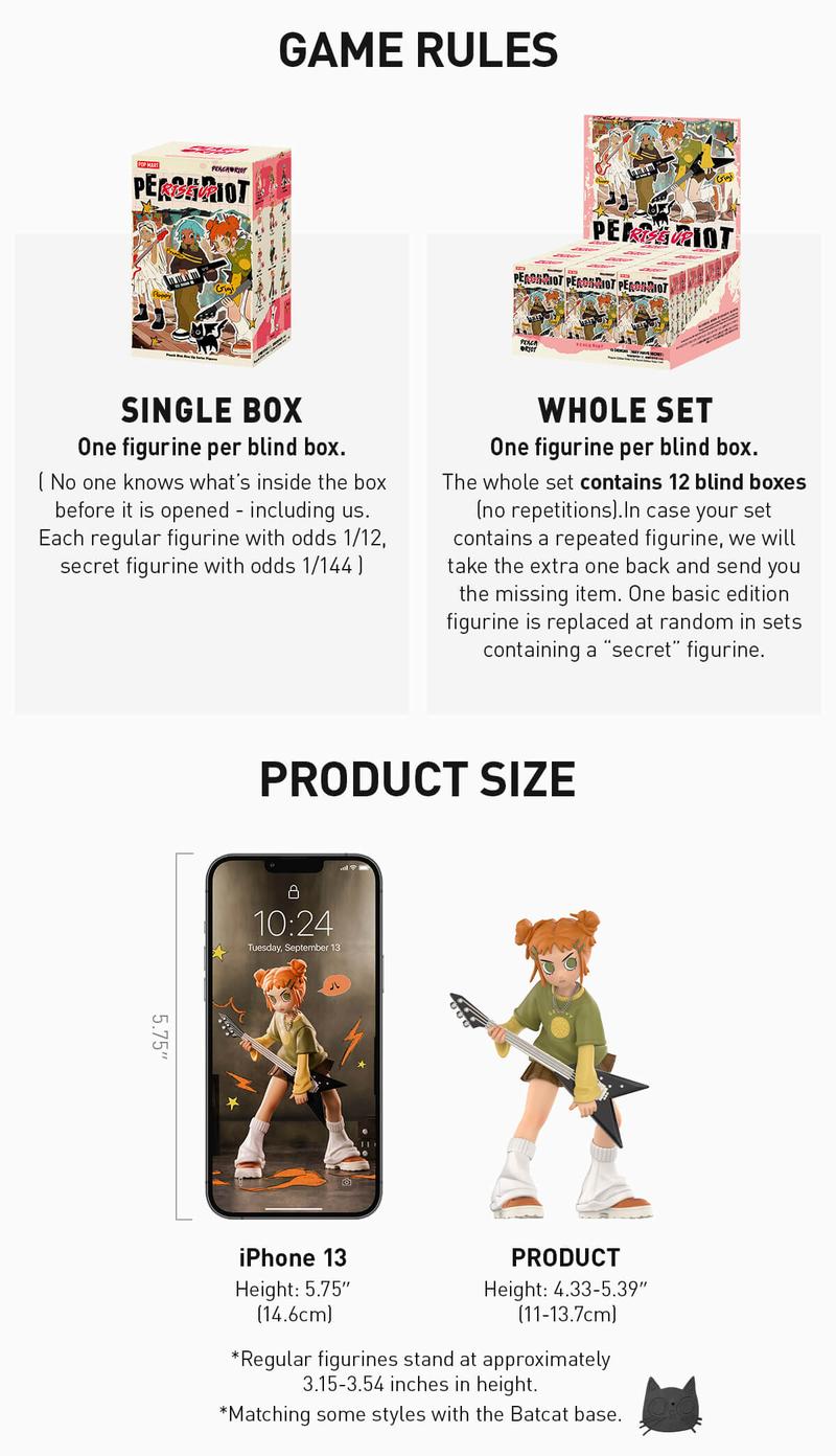 POP MART Peach Riot Rise Up Series Figures, Blind Box, Mystery Box POP MART Peach Riot Rise Up Series Figures, Blind Box, Mystery Box