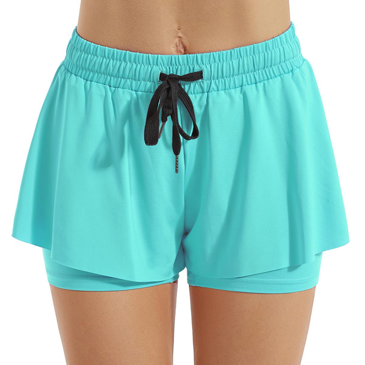 Women's High-Waisted 3-Inch Split Dolphin Athletic Shorts - Quick Dry, 4-Way Stretch, Breathable Mesh Liner, 2-in-1 Anti-Chafing, for Womens Fitness, Running Girl, Yoga Gym Outdoor Training Workout Outfit Inspo Activewear