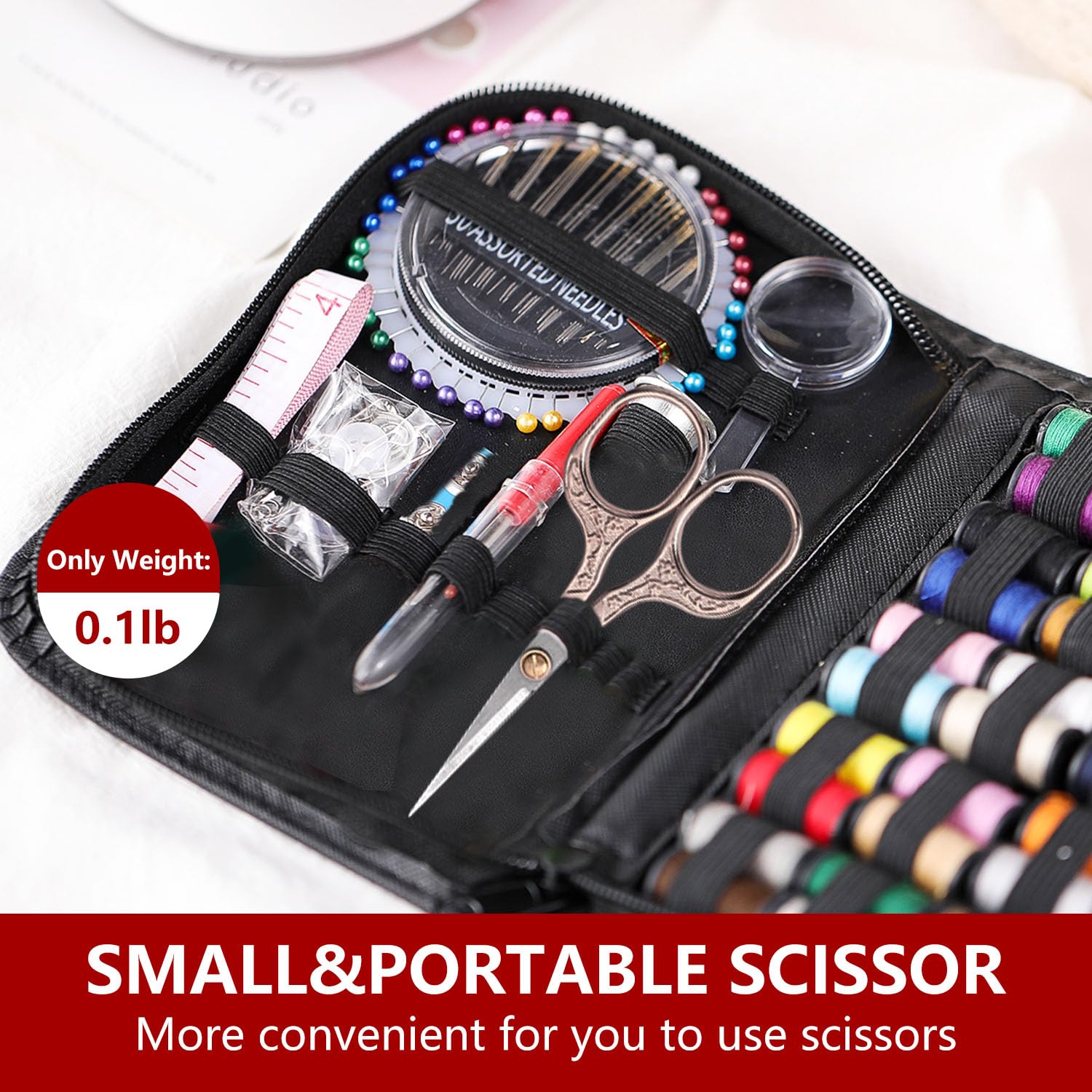 Retro Embroidery Sharp Scissors Set, Craft Sewing Scissors with Pointed Tips, Multi-purpose Detail Beauty Scissors for Office, Home, Kitchen, School