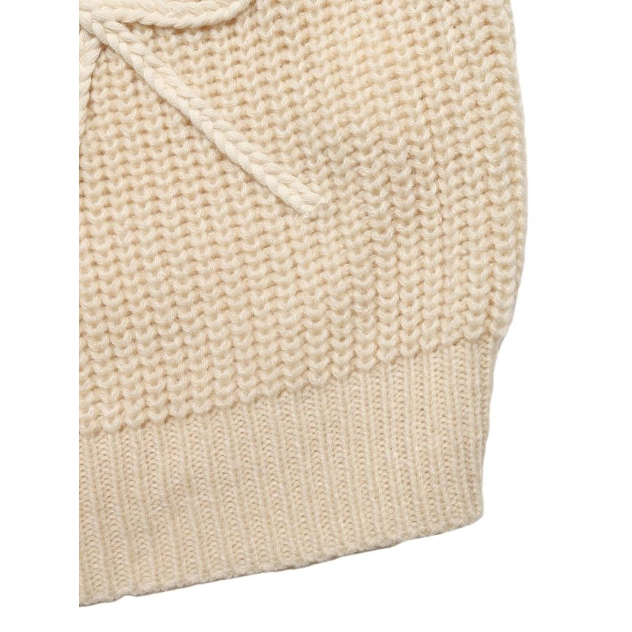 Elegant Bow Embroidery Round Neck Single Button Cardigan Sweater for Women, High-Quality Versatile Knitwear, Perfect for Export