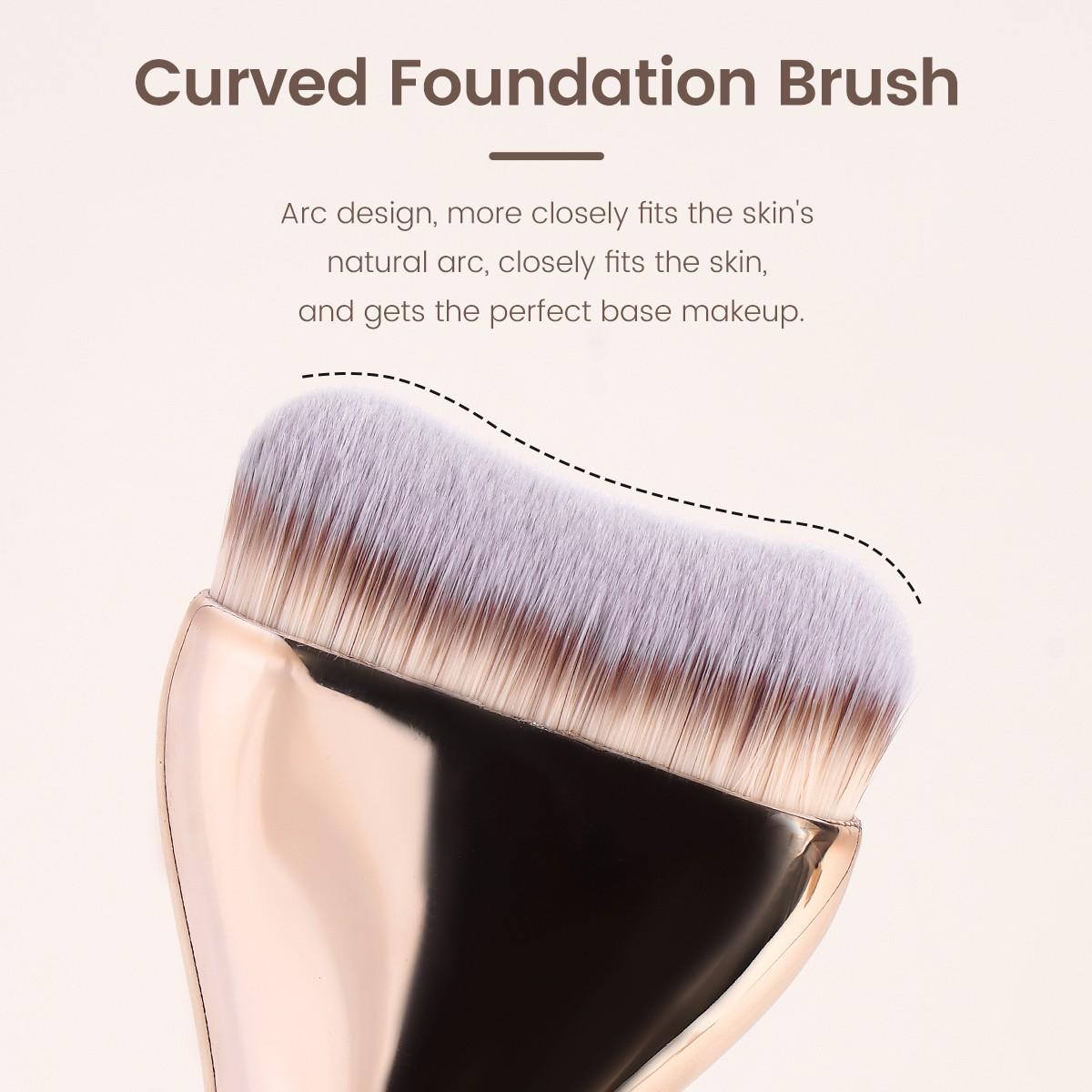 Maange 6-Piece Makeup Brush Set, Includes Foundation Brush, Concealer Brush, Blush Brush, Essential Makeup Tools, Perfect for Daily Use