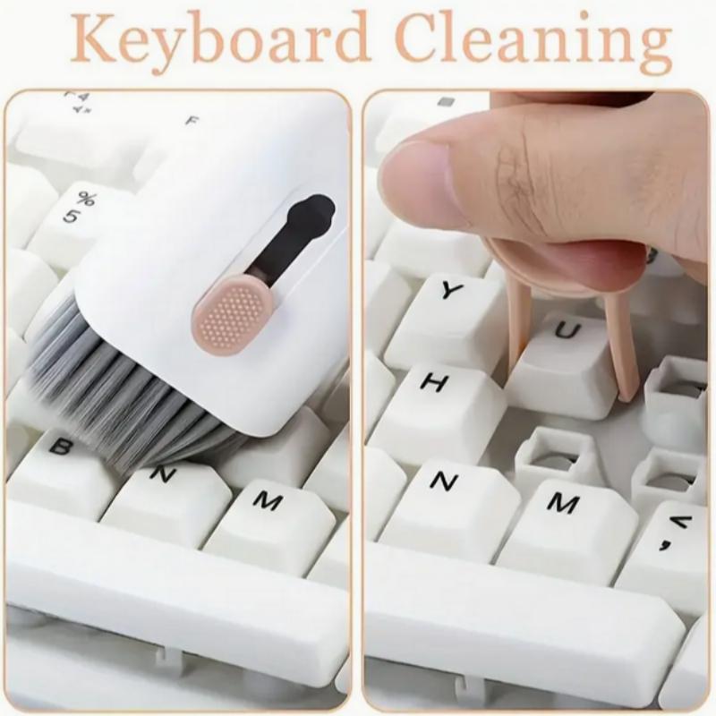 7-in-1 Cleaning Kit for Keyboard & Earphone & Screen, Multifunctional Cleaning Brush, Household Cleaning Tools for Earphone Phone Keycaps