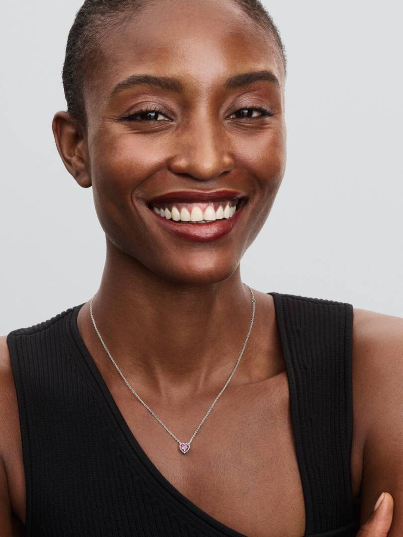 925 Sterling Silver Necklace, Minimalist Elevated Heart Design, Elegant Women's Jewelry, Perfect Gift for Her, High-Quality Craftsmanship